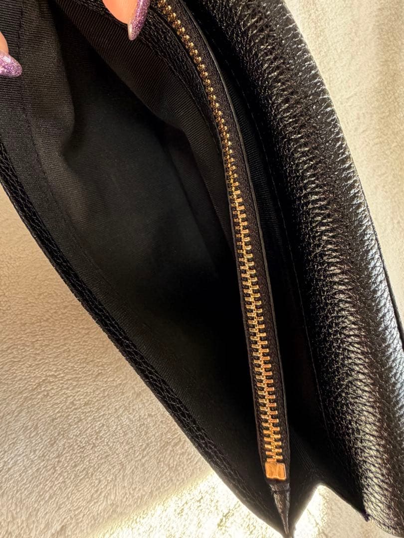 agnès b. 黒 長財布