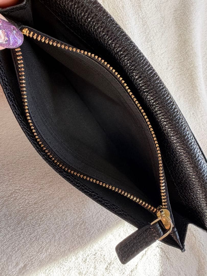 agnès b. 黒 長財布