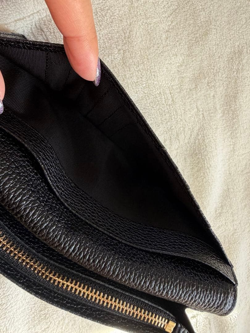 agnès b. 黒 長財布