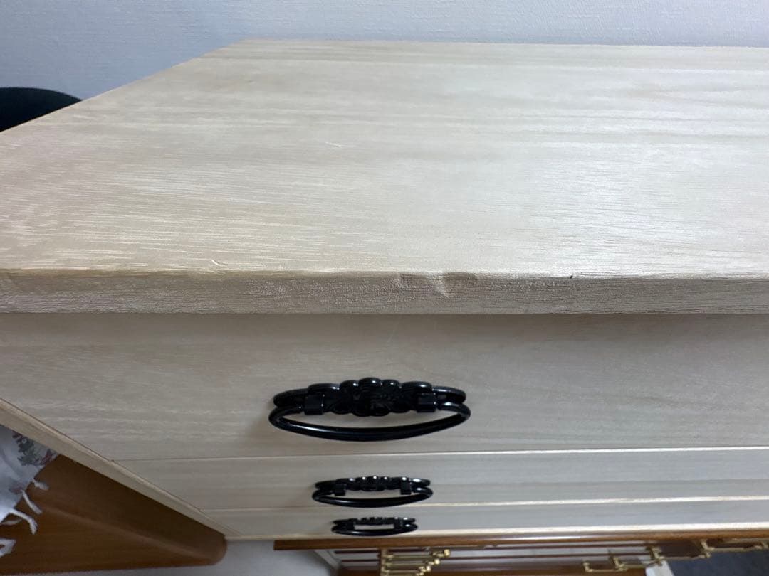 【日本製】天然木桐箪笥　3段桐タンス　マーゼルン