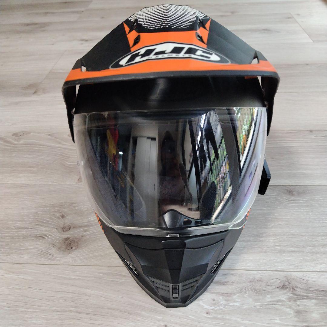 HJC　オフロード用ヘルメット オレンジ