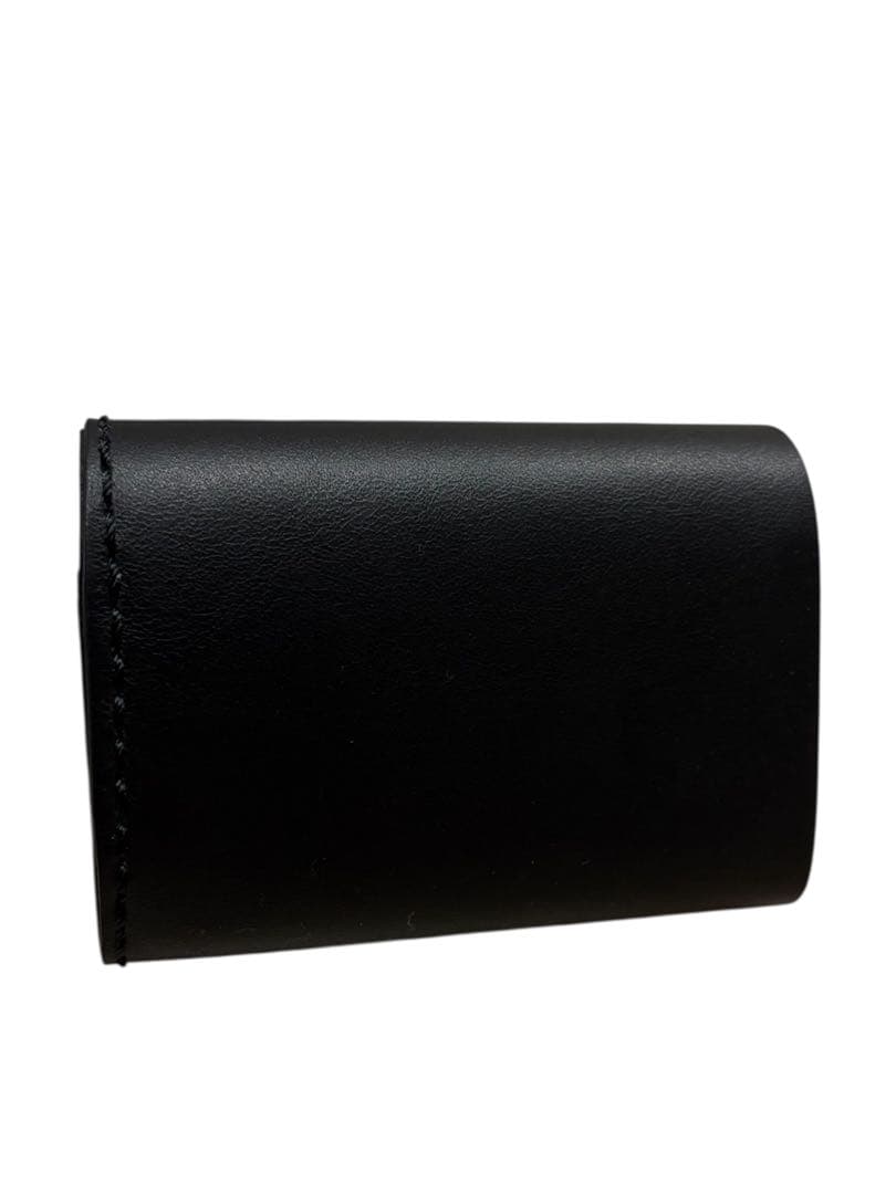 未使用級　希少　Herz ヘルツ　ミニマルウォレット　レザー　ブラック