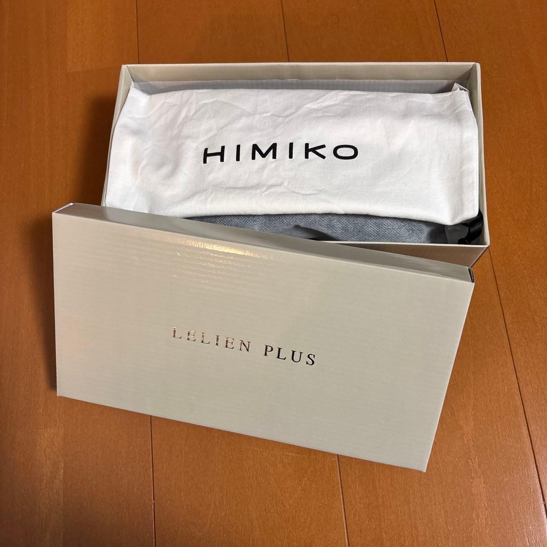 「HIMIKO」WEB限定デザイン ローヒールパンプ　ブラック　24cm