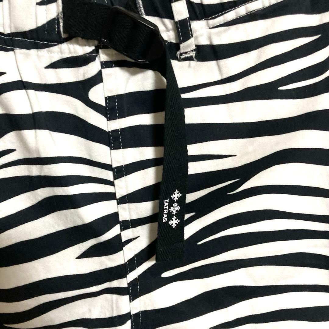 (美品) TATRASタトラス ゼブラ柄 ショートパンツ 総柄 人気デザイン