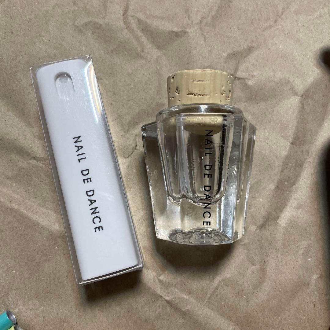 NaildeDanceアクリルリキッド&アクリルパウダー&スカルプブラシ 美品