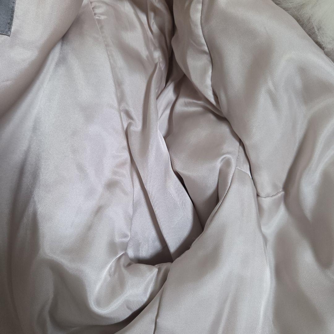 SAGA FOX 銀サガ フォックス ショールカラー ファーコート 肉厚