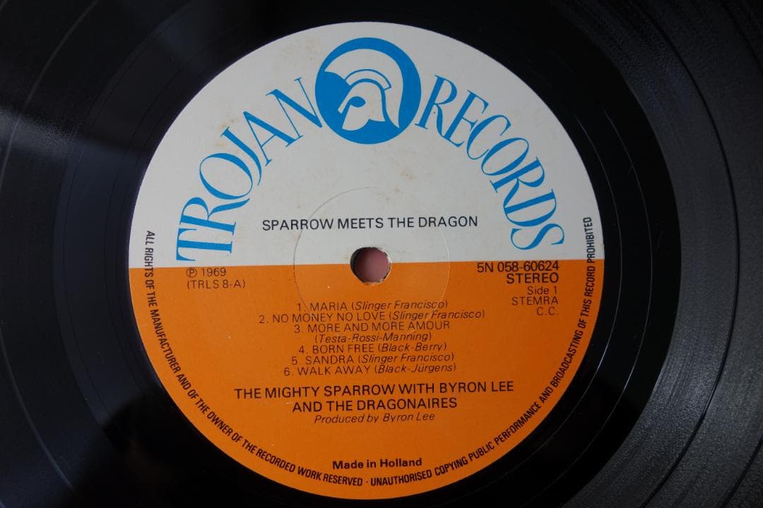 MIGHTY SPARROW & BYRON LEE　オランダ盤TROJAN