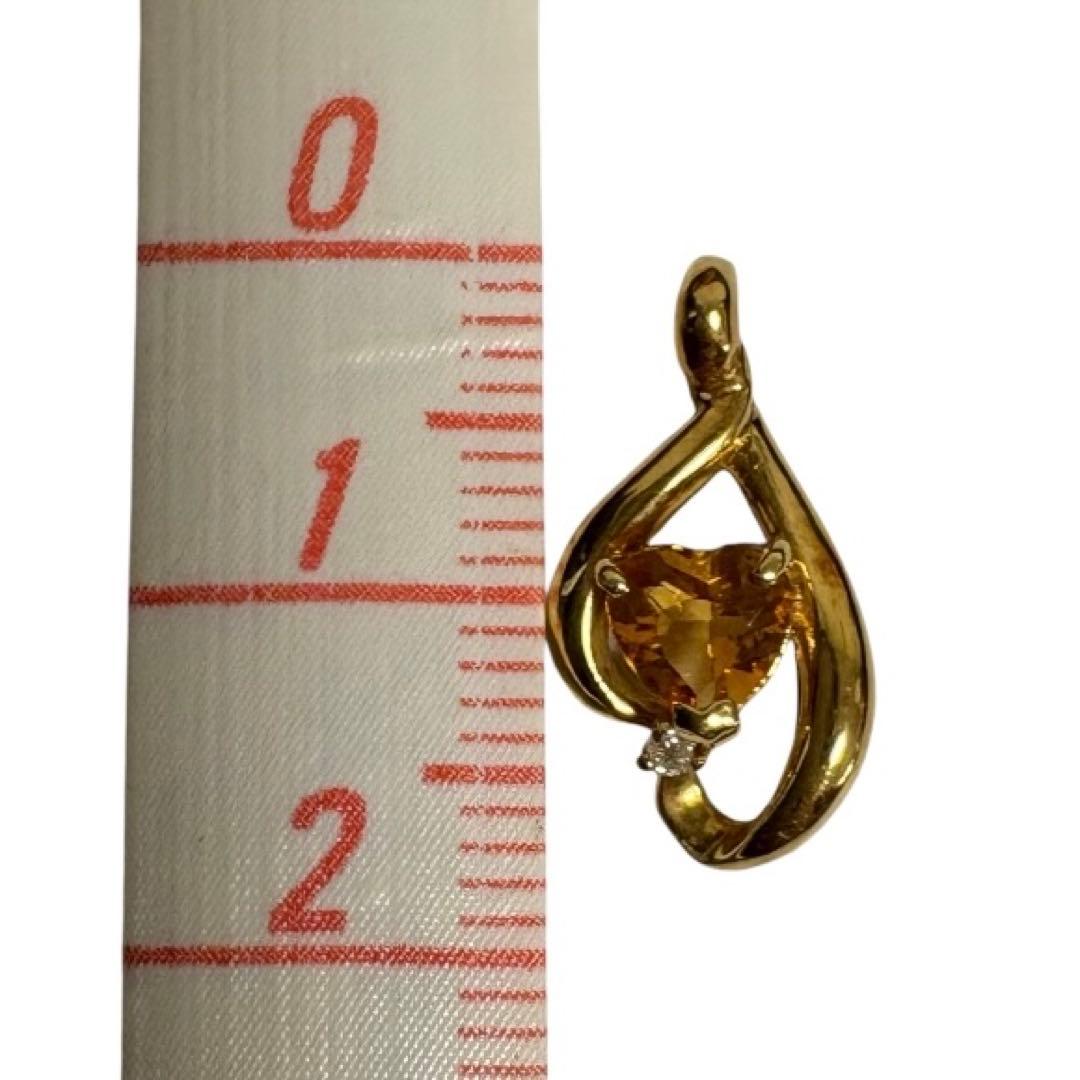 K18 18金 ペンダントトップ ハート型