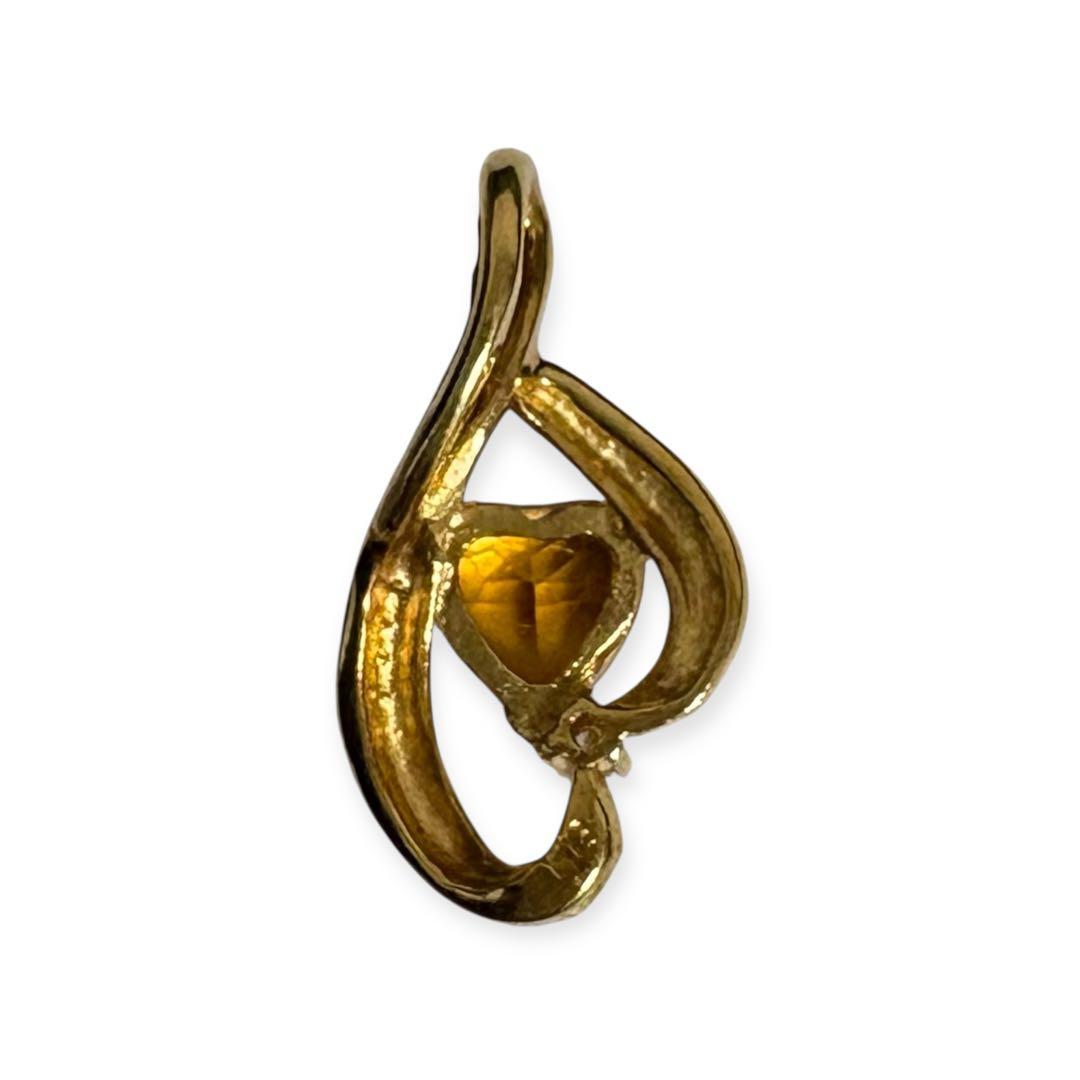 K18 18金 ペンダントトップ ハート型