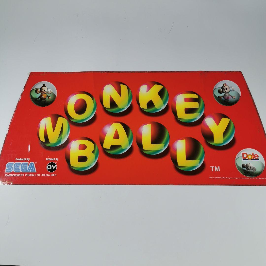 モンキーボール　MONKEY　BALL　ブラストシティ筐体専用インストカード