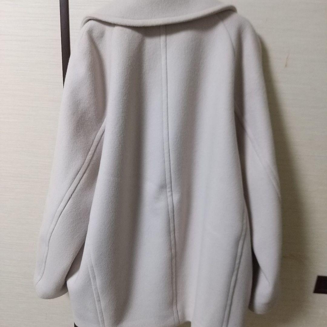 リヴドロワ美品ラグランピーコート38サイズ ベージュ