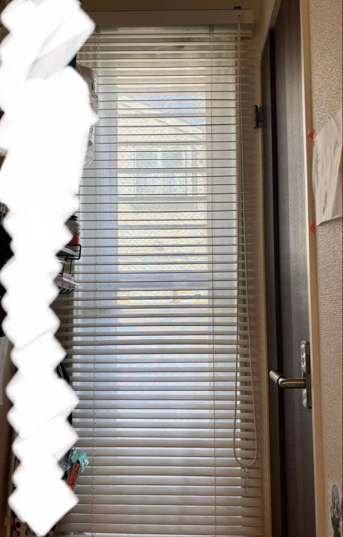 [未使用/新品]ウッドブラインド 立川機工 ループ操作 幅35mm 日本製