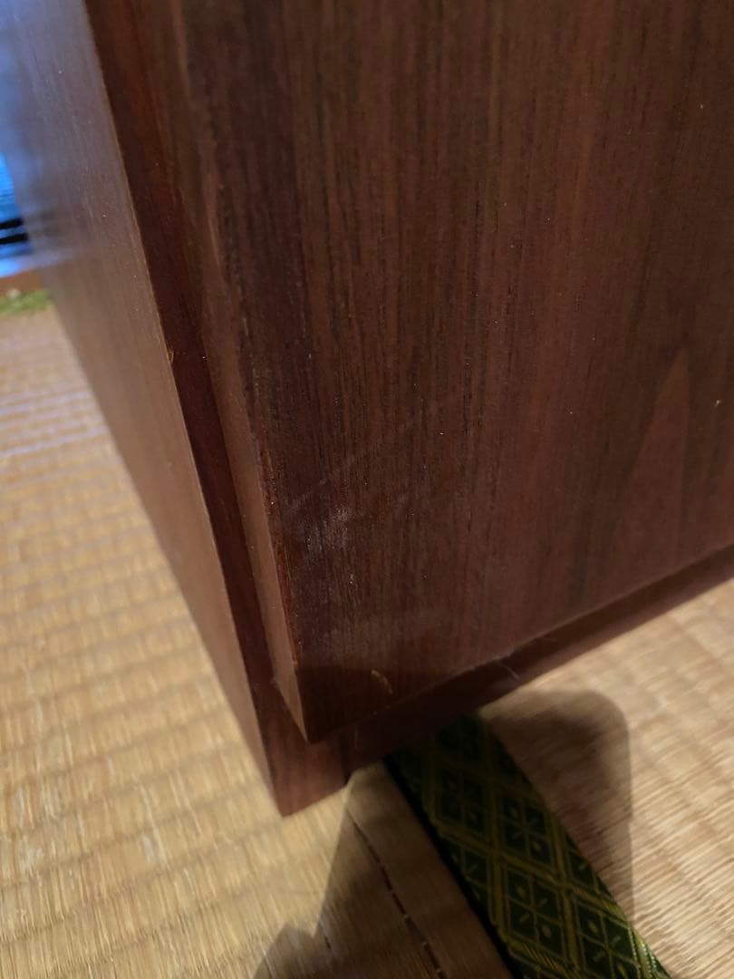 マスターウォール システムデスク ウォールナット 天板無垢 W2100