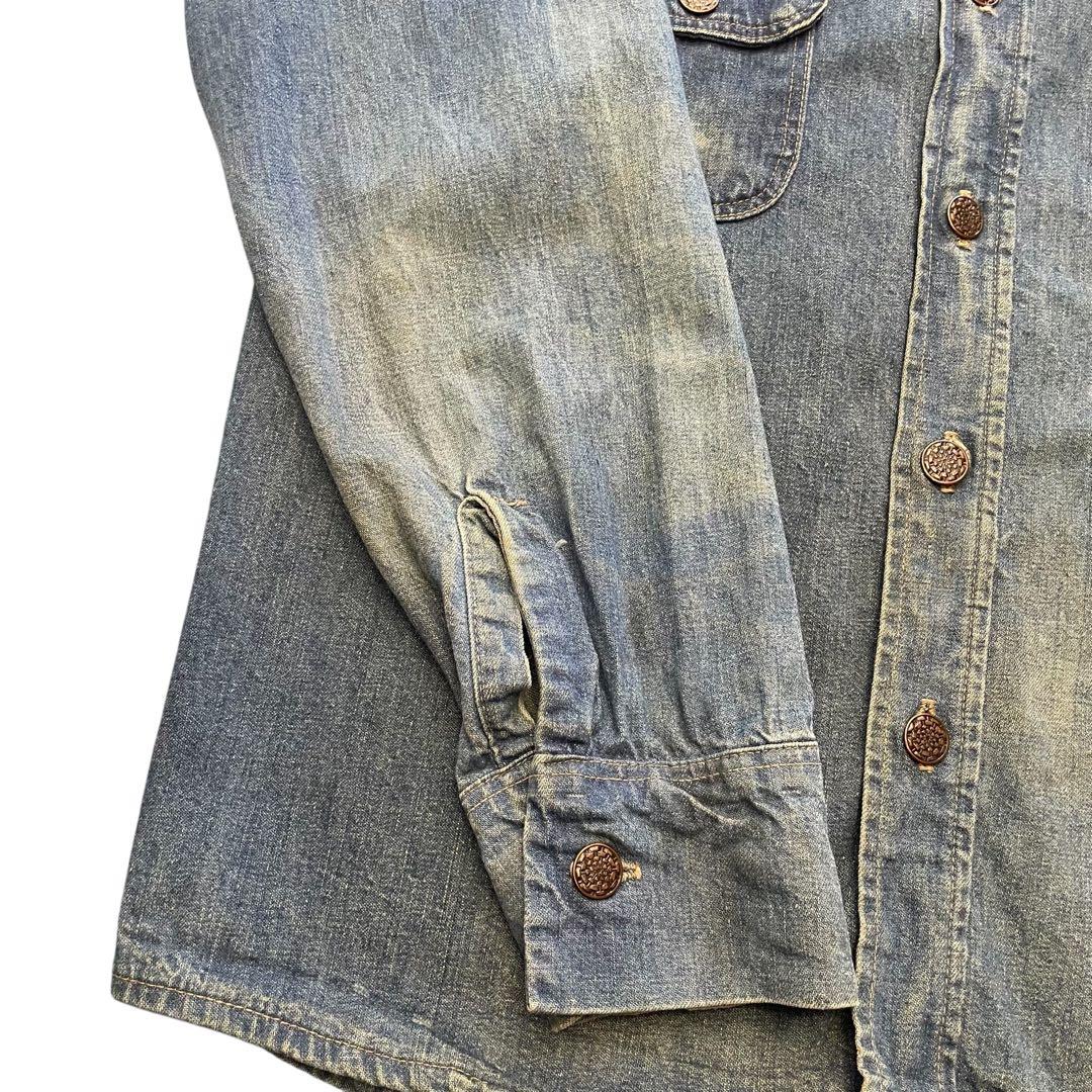 70s ヴィンテージ US製 デニムジャケット ビンテージ アメリカ古着 M