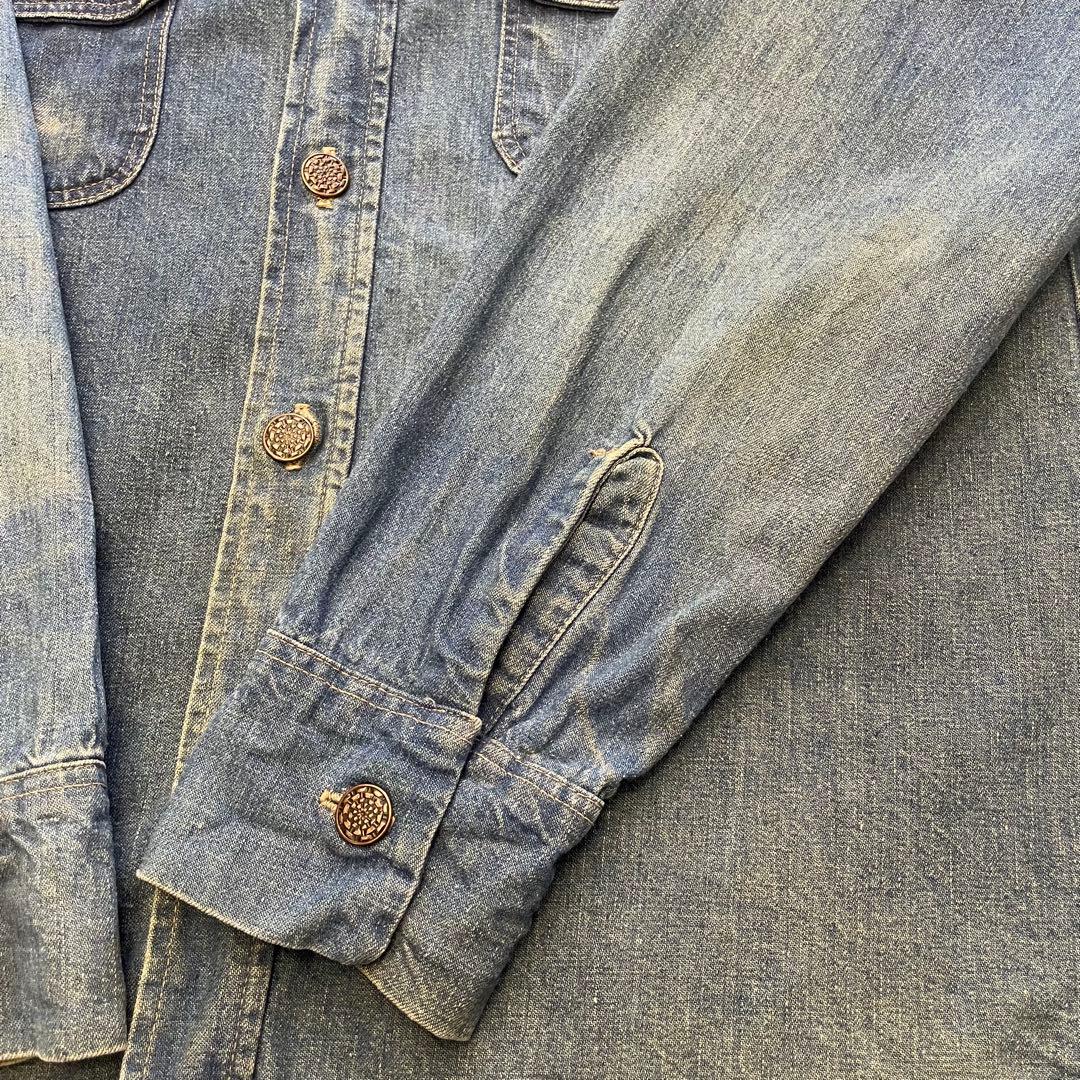70s ヴィンテージ US製 デニムジャケット ビンテージ アメリカ古着 M