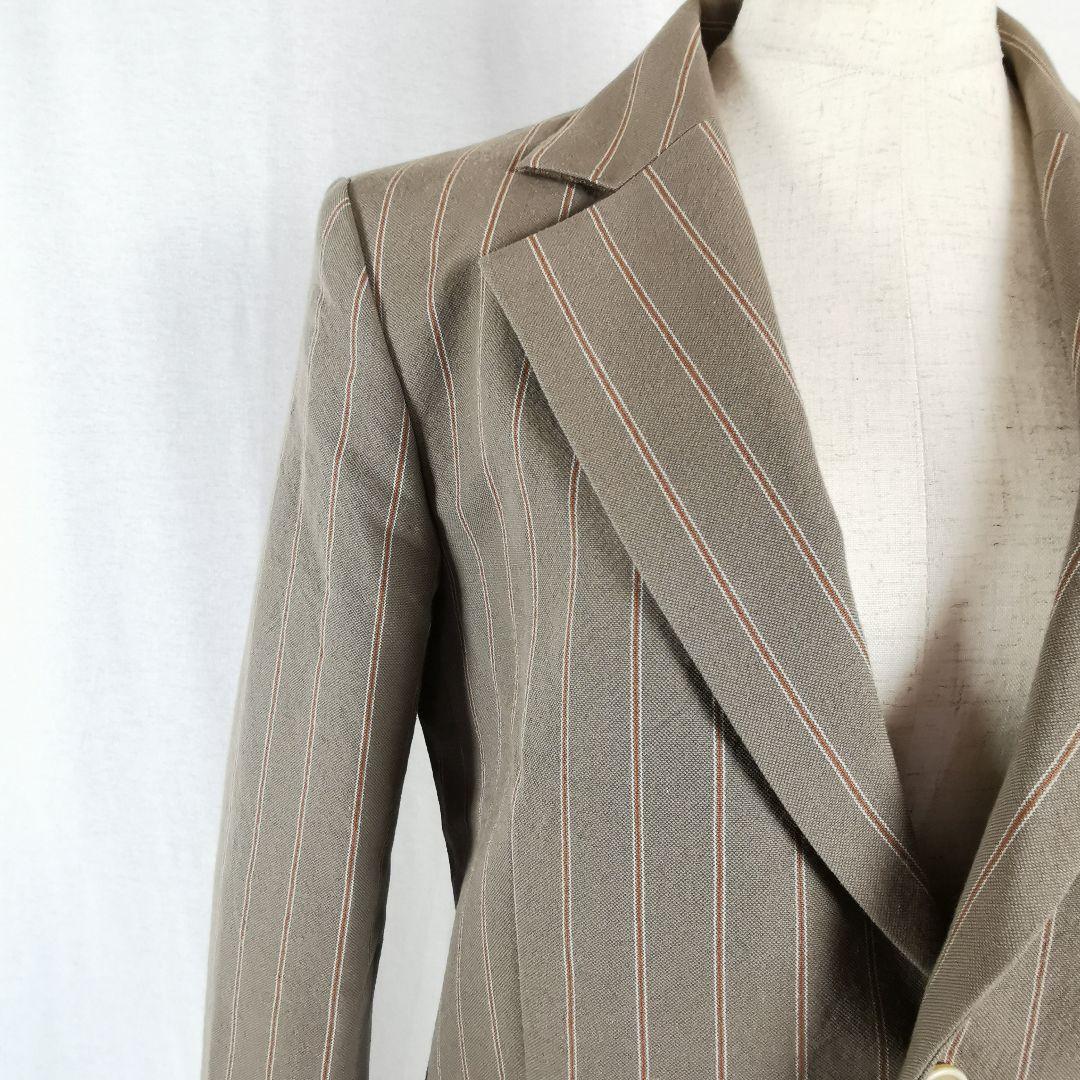 極美品 タグ付き 2025 ストライプジャケット
