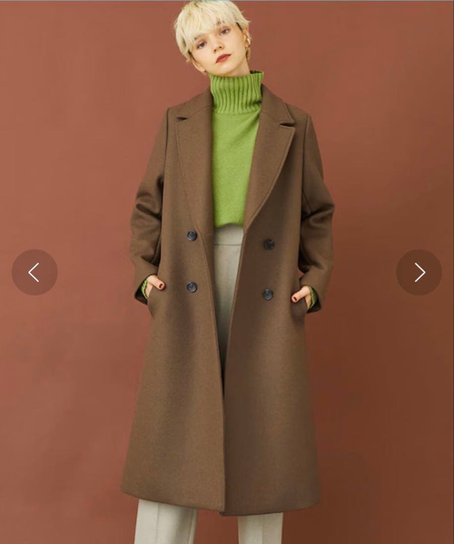 STUDIOUS ロングコート ウール チェスターコート カシミヤ