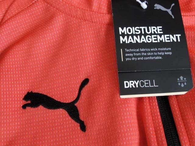 PUMA DRYCELL フード付きパーカー S オレンジ