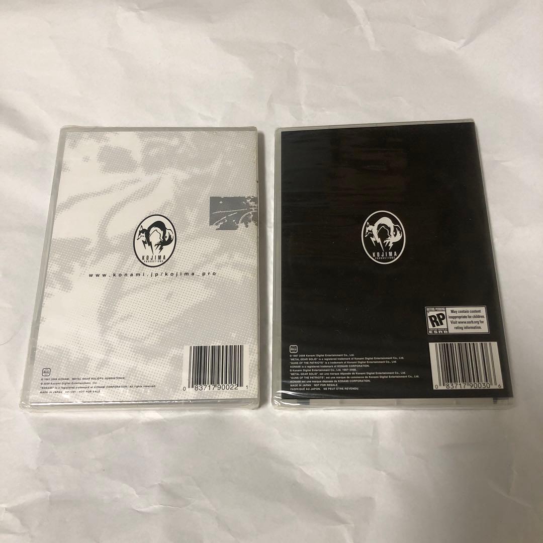 メタルギアソリッド特典DVD メタルギアサーガ　Vol.1 Vol.2新品未開封