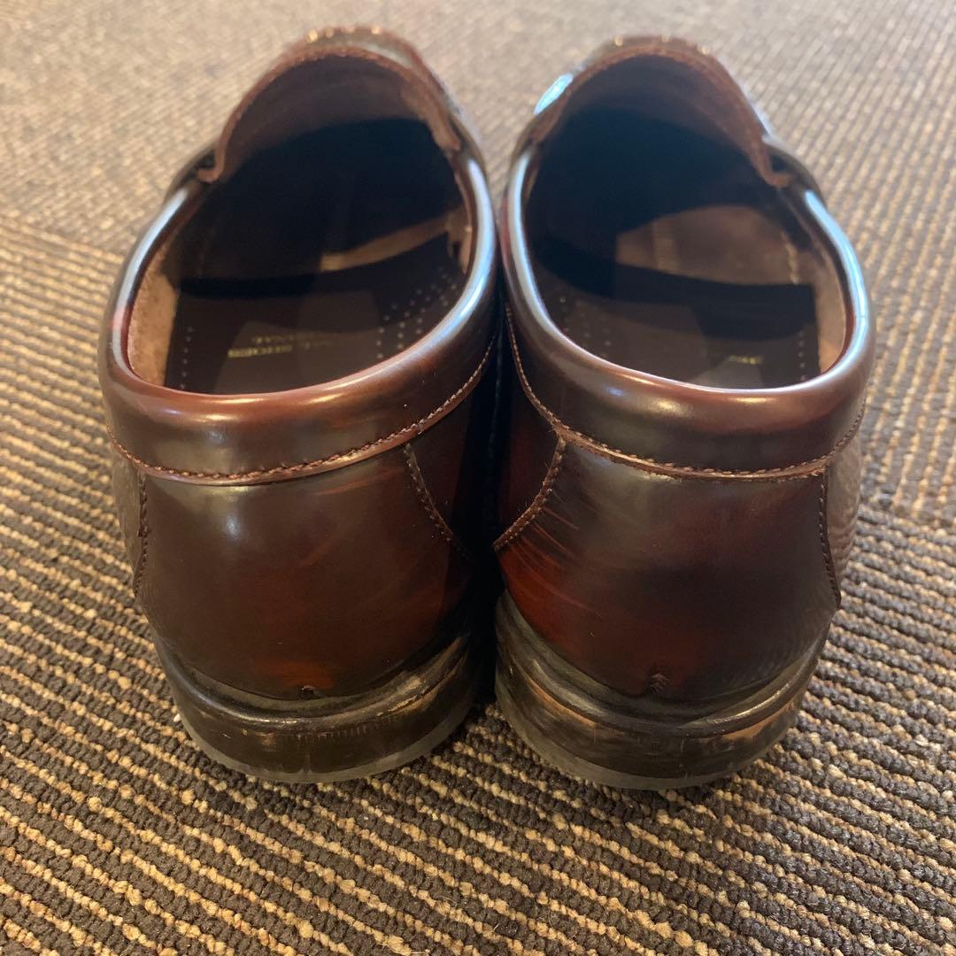 極美品　REGAL リーガル ローファー 茶 ブラウン 25cm