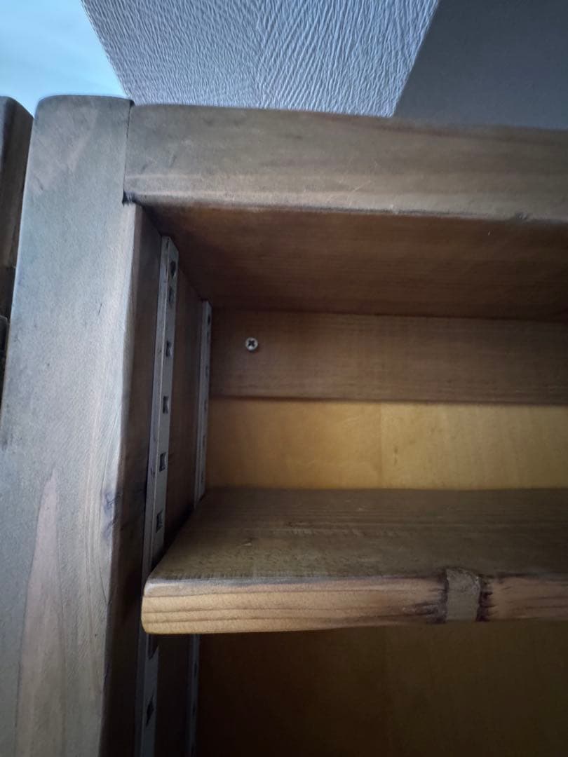 old ashiba 古材　ミラー　収納　鏡　ヴィンテージ