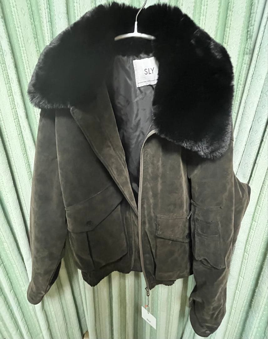 SLY WASHED PUFFER ブルゾン