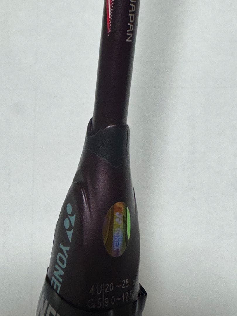 YONEX バドミントンラケット　クレナイ