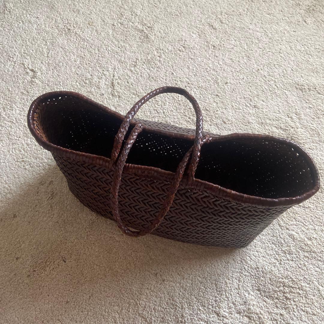 dragon ブラウン トートバッグ 革