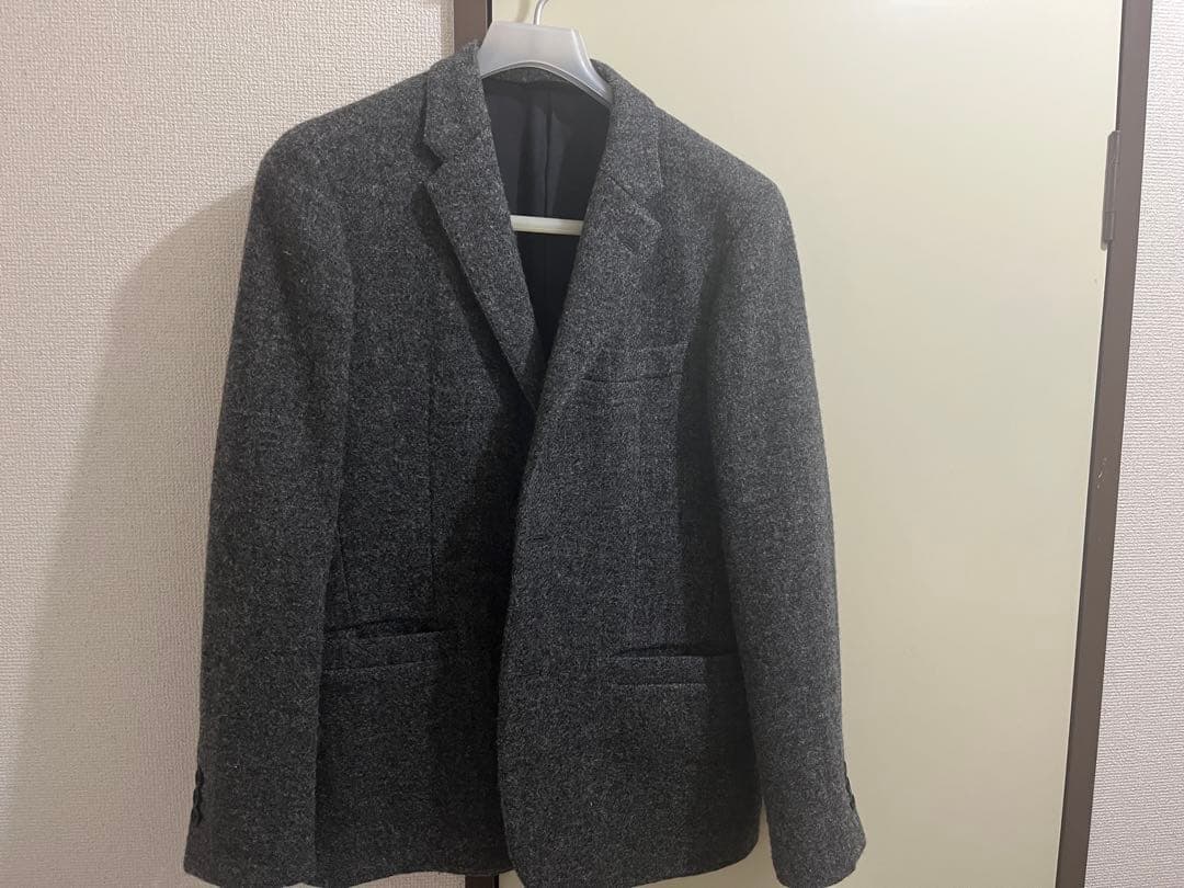 【美品】マーガレットハウエル×ハリスツイード ジャケット M グレー 日本製