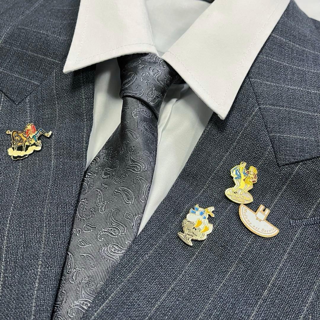 【GIVENCHY】90s ジバンシー　セットアップ　ダブル ピンズ