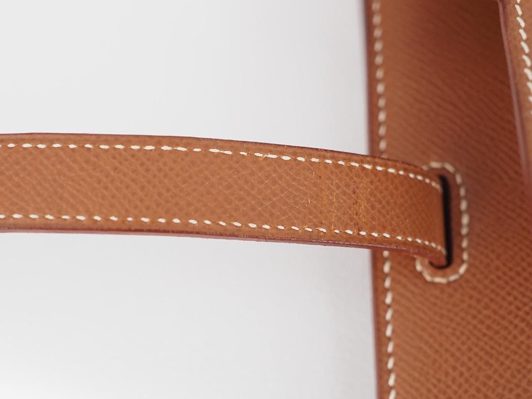 【セール】【極美品】HERMES　エルメス　ケリーデペッシュ 38 ゴールド