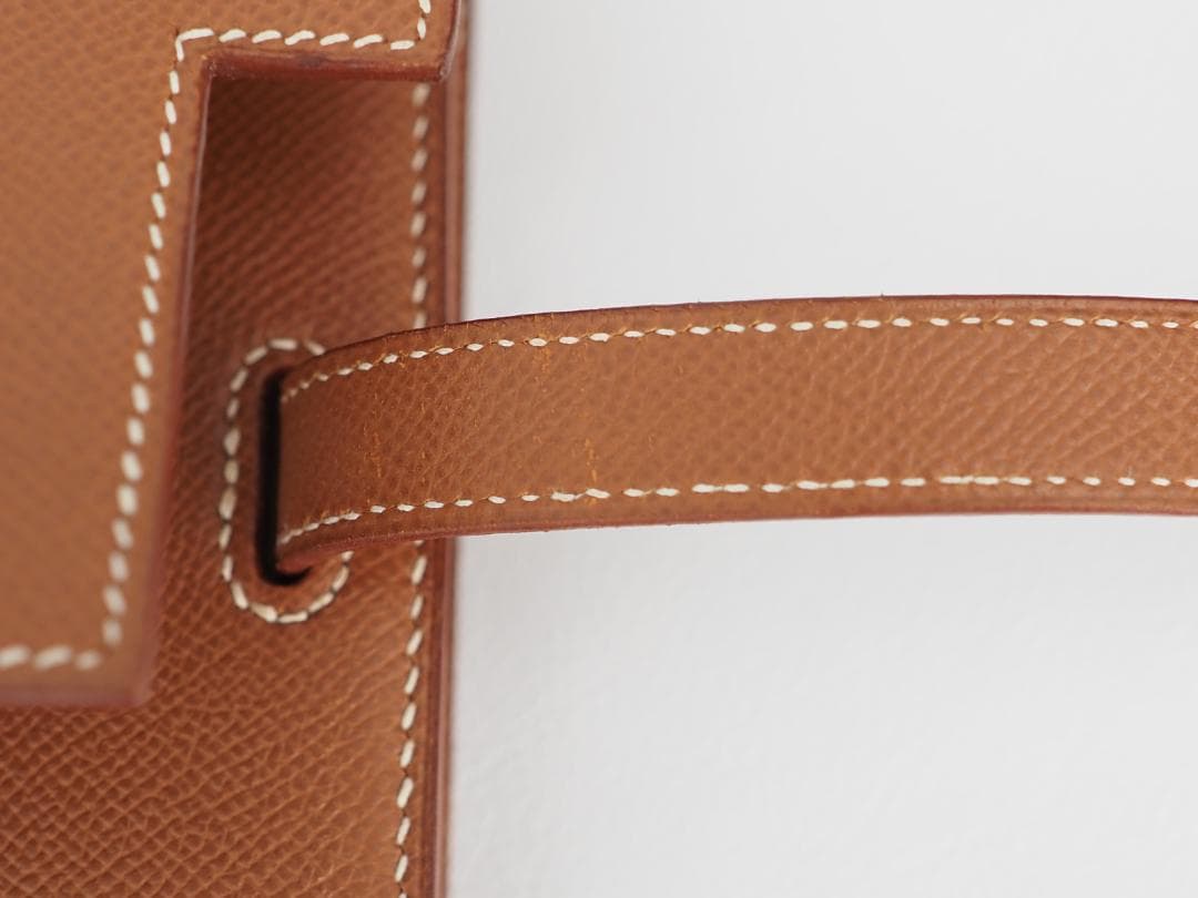 【セール】【極美品】HERMES　エルメス　ケリーデペッシュ 38 ゴールド