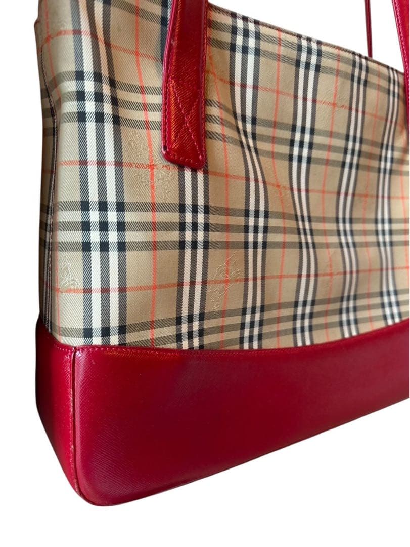 『美品』Burberry チェック柄 ショルダーバッグ，最終値下げ