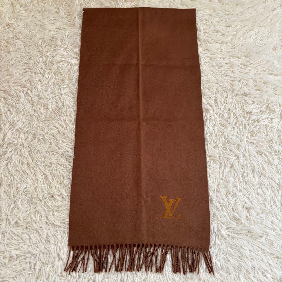 ルイヴィトン エシャルプ・ジェラム　カシミヤ 100% マフラー ブラウン