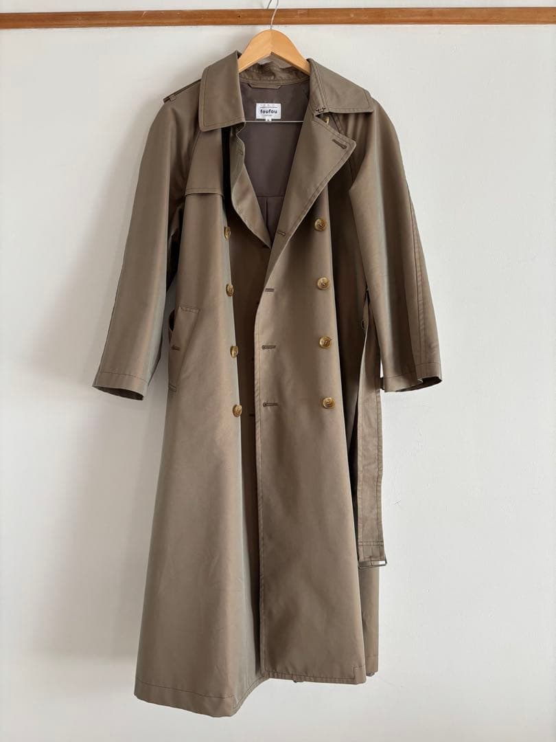 foufou 玉虫コート トレンチコート