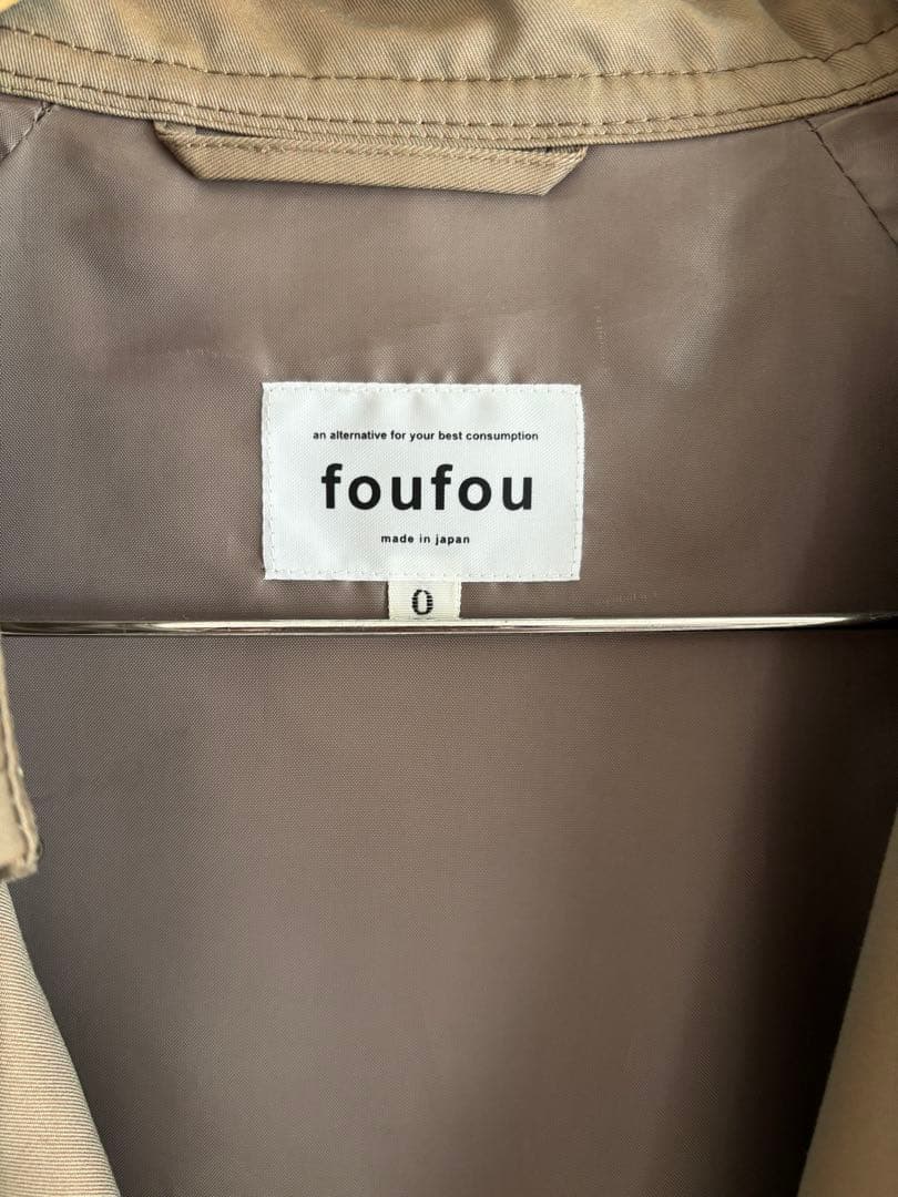 foufou 玉虫コート トレンチコート