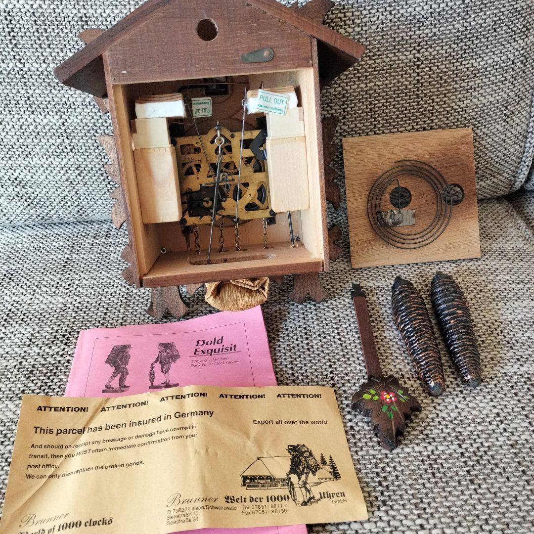 未使用◆ドイツ製◆鳩時計5リーフ　カッコー