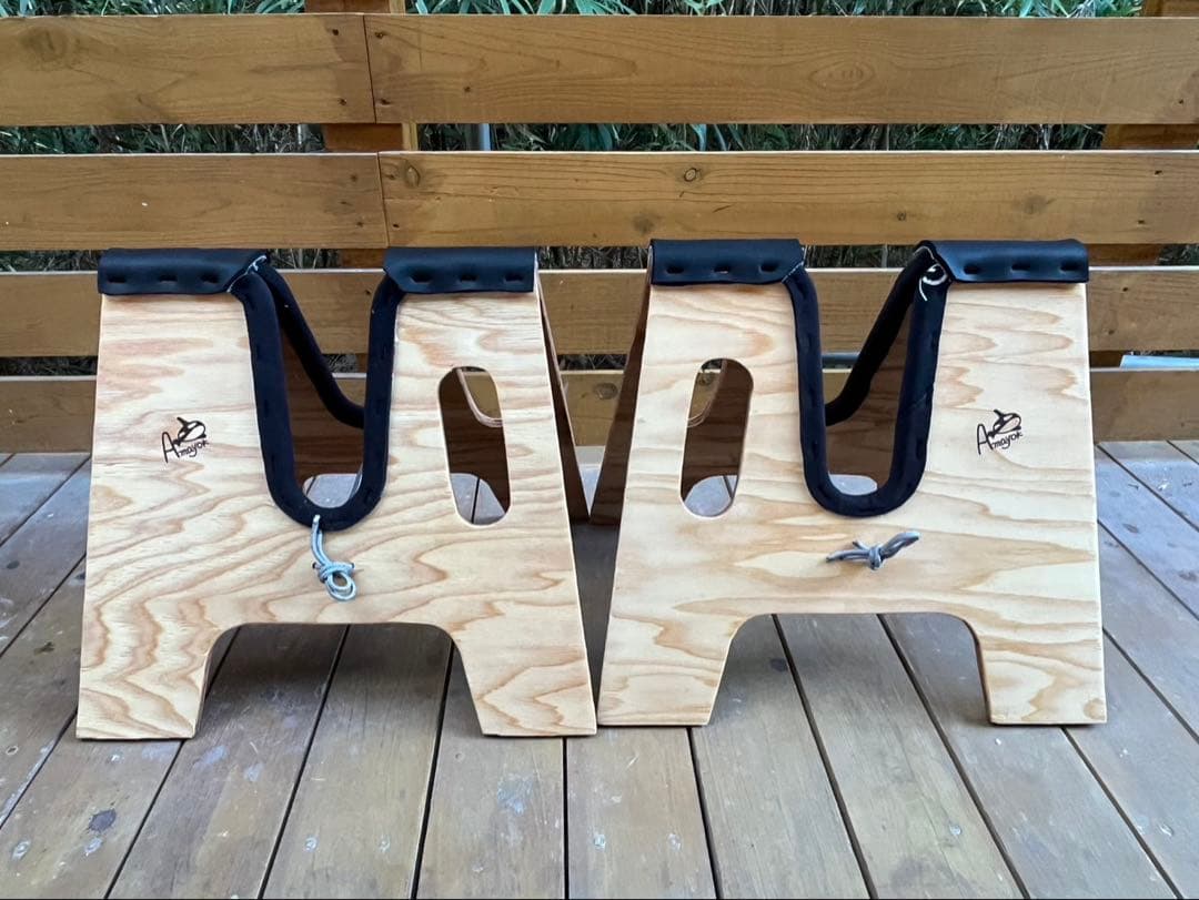 【オリジナル】サーフボードスタンド　木製　ロングボード