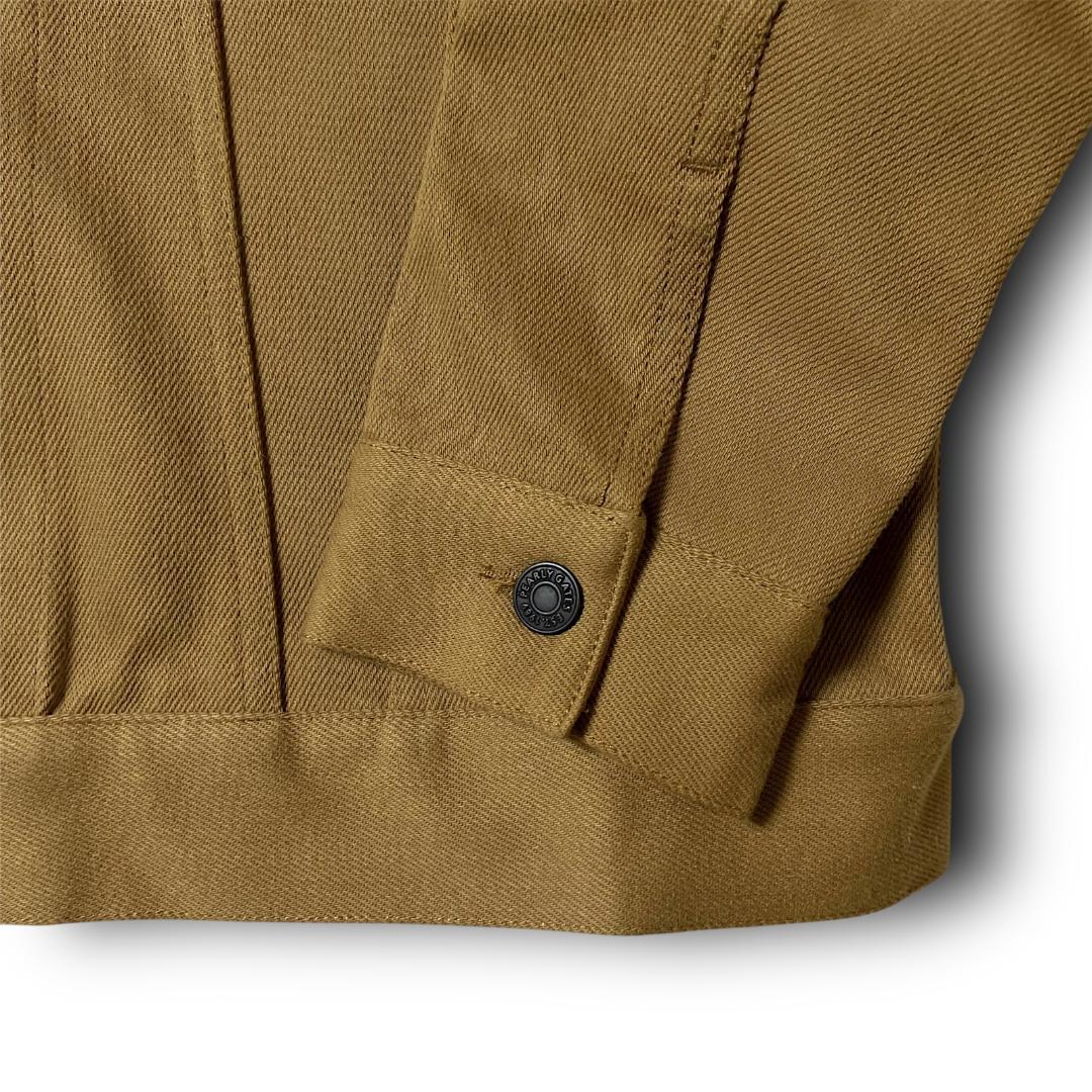 1 パーリーゲイツ 10oz ニットライクソロデニム ブルゾン キャメル系