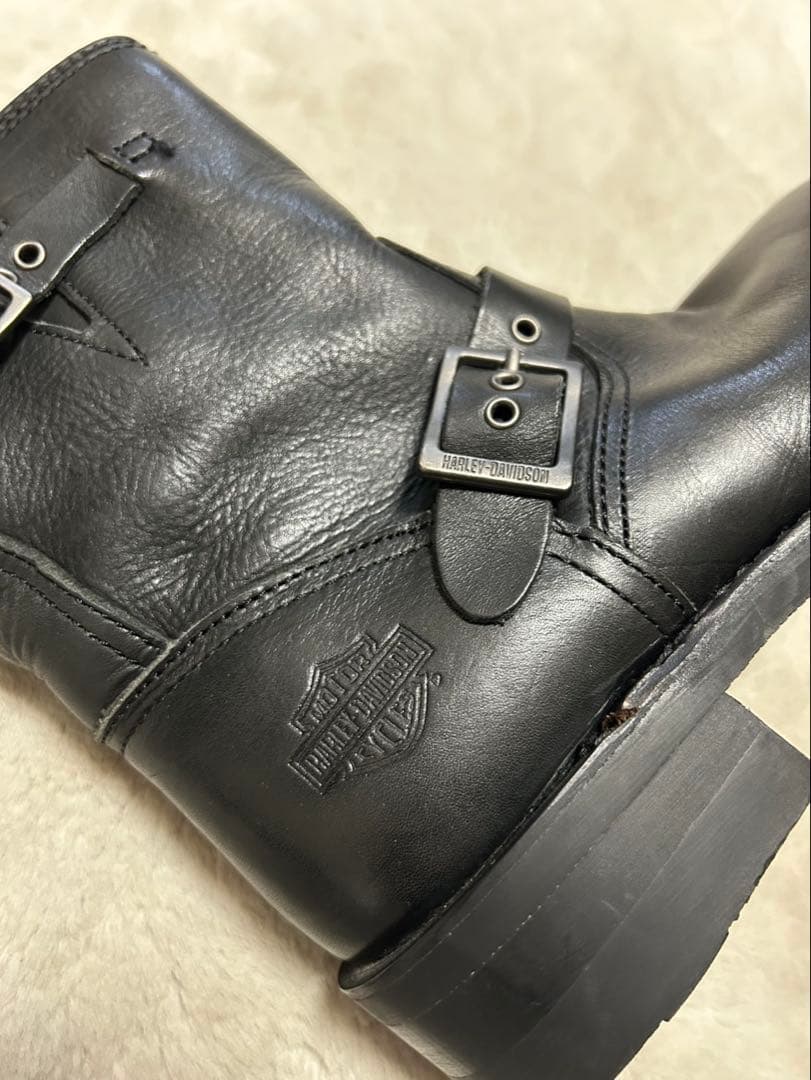 HARLEY DAVIDSON/エンジニアブーツ/size26/黒