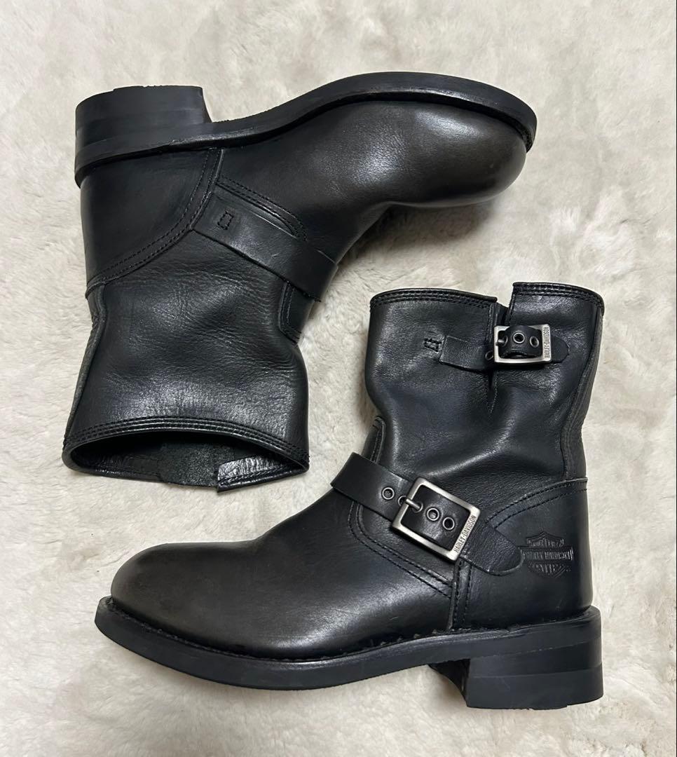 HARLEY DAVIDSON/エンジニアブーツ/size26/黒