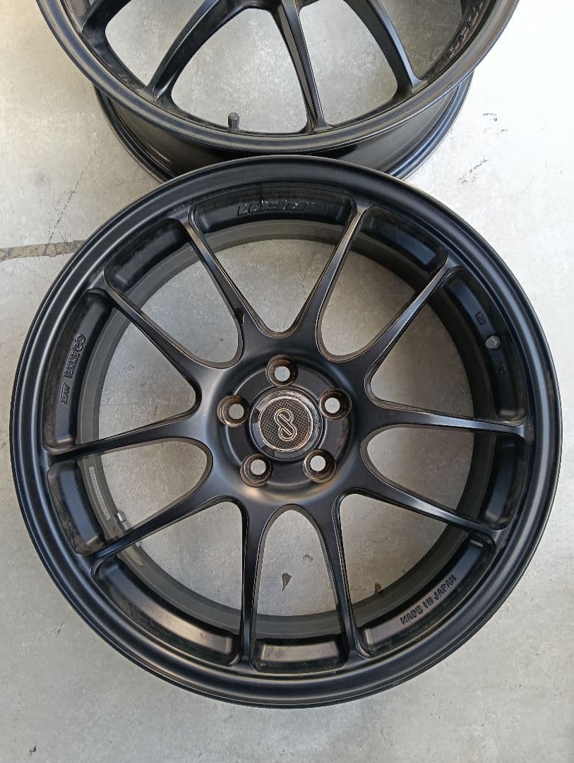 エンケイ PF01 18インチ 7J PCD100 5穴 +48 2本 送料込