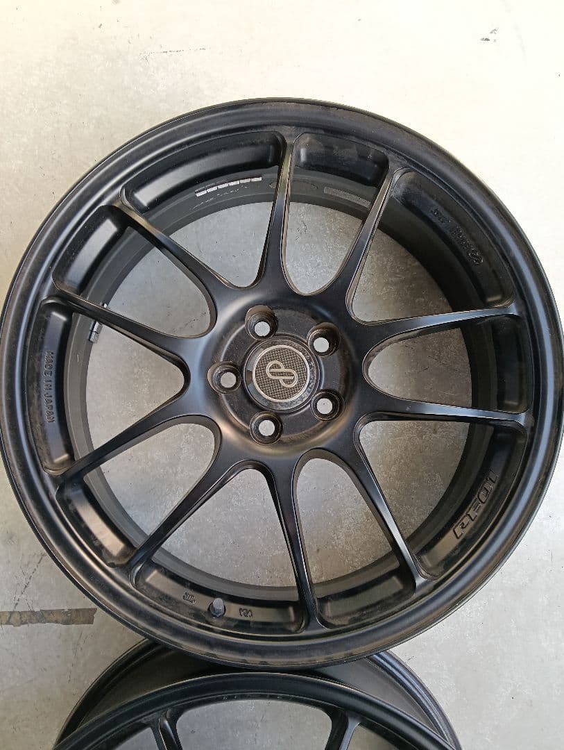 エンケイ PF01 18インチ 7J PCD100 5穴 +48 2本 送料込