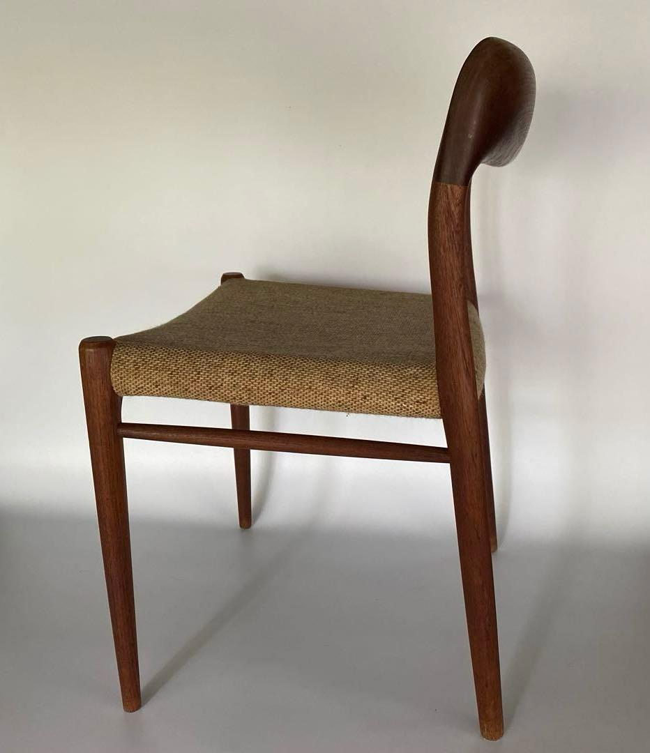 J.L. Møller No.75 ダイニングチェア チーク ファブリック A