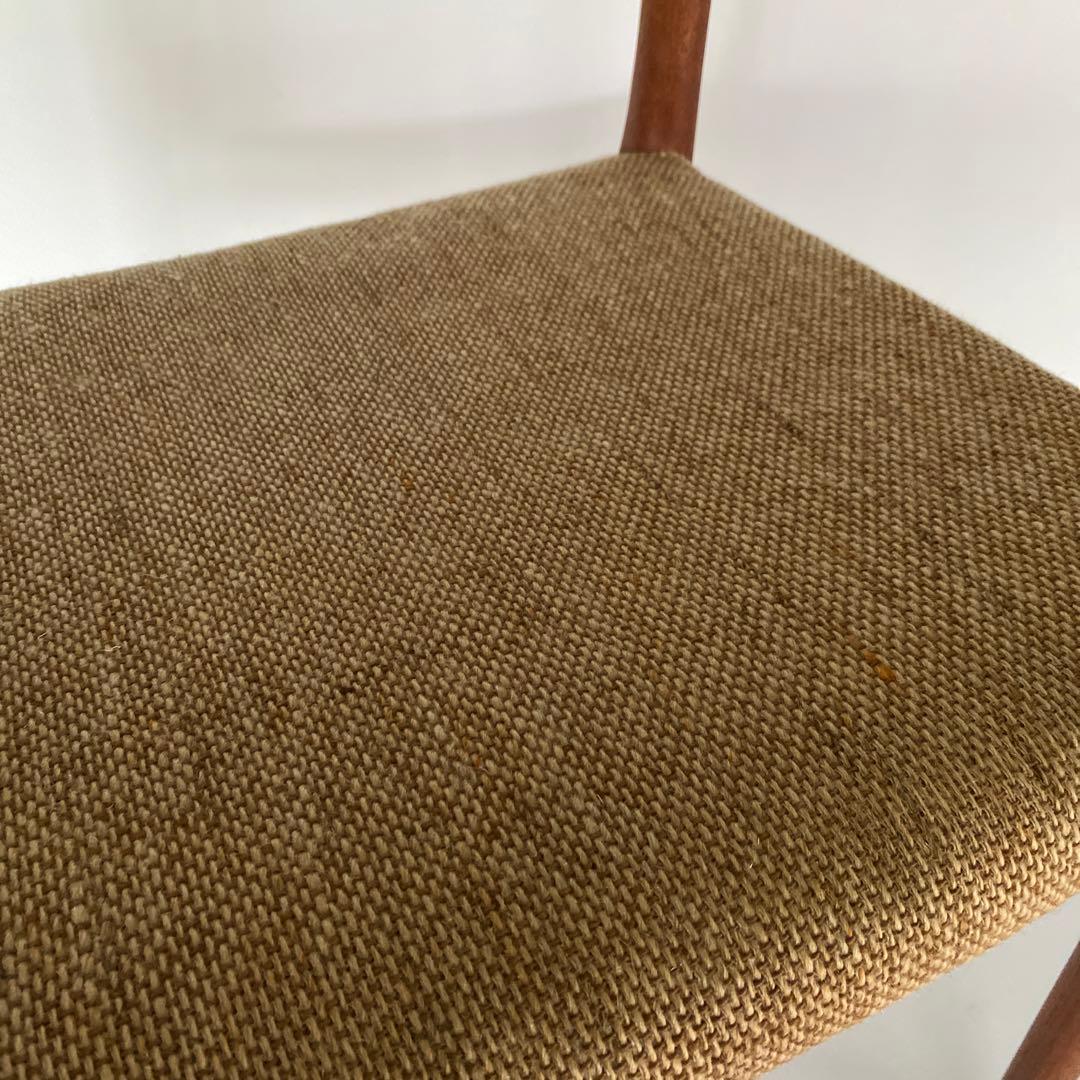 J.L. Møller No.75 ダイニングチェア チーク ファブリック A