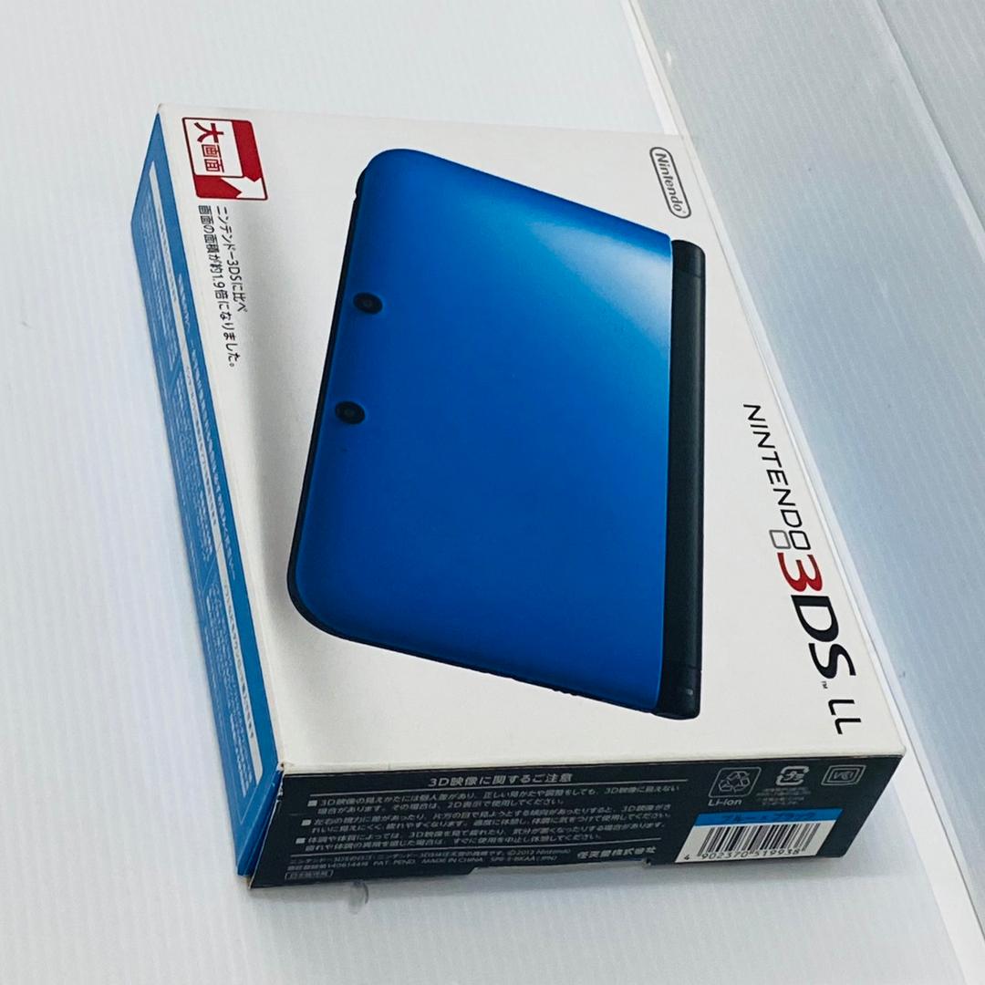 ★未使用品★極美品ニンテンドー3DS LL　ブルー×ブラック生産終了　訳