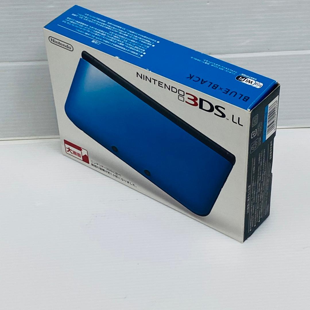 ★未使用品★極美品ニンテンドー3DS LL　ブルー×ブラック生産終了　訳