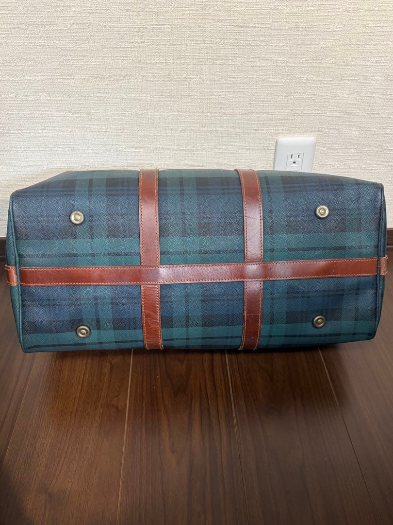 ラルフローレン ブラックウォッチ柄　ボストンバック　ポーチ　セット