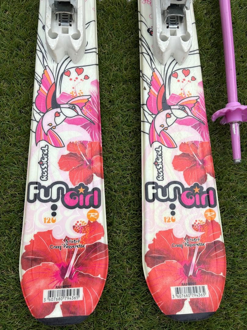 ROSSIGNOL Fun Girl スキーセット