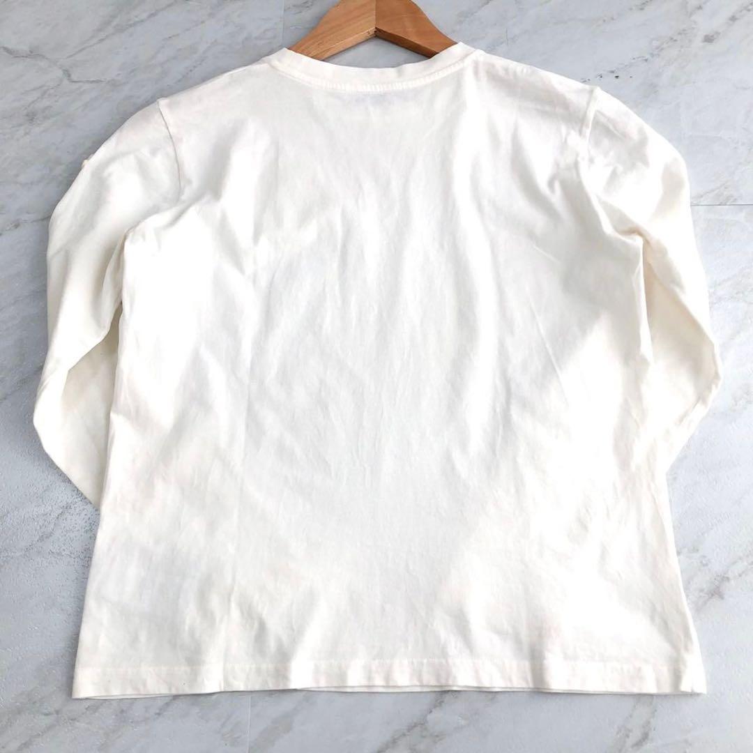 MONCLER 長袖Tシャツ 3D ロゴ ホワイト ロンT 152cm